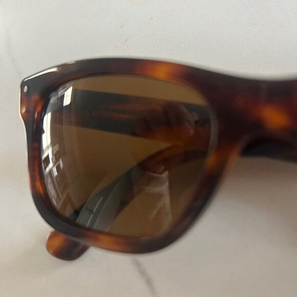 RAYBAN Mr Burbank RB2283 Sunglasses Tortoise Shell Frames Brown Lenses *NICE* - Picture 5 of 9